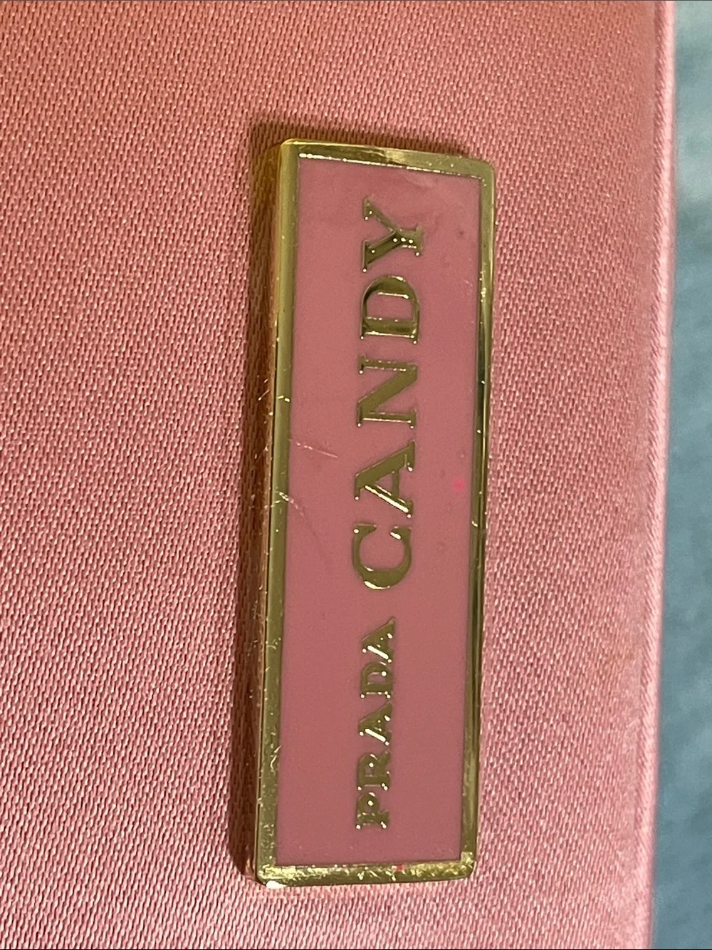 Prada Candy Pink Satin Cosmetic / Makeup Bag Clutch – Like New Condition 💗